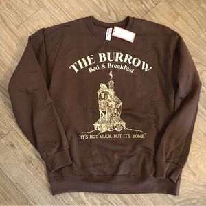 Harry Potter The Burrow Sweatshirt Weasley Home NWT